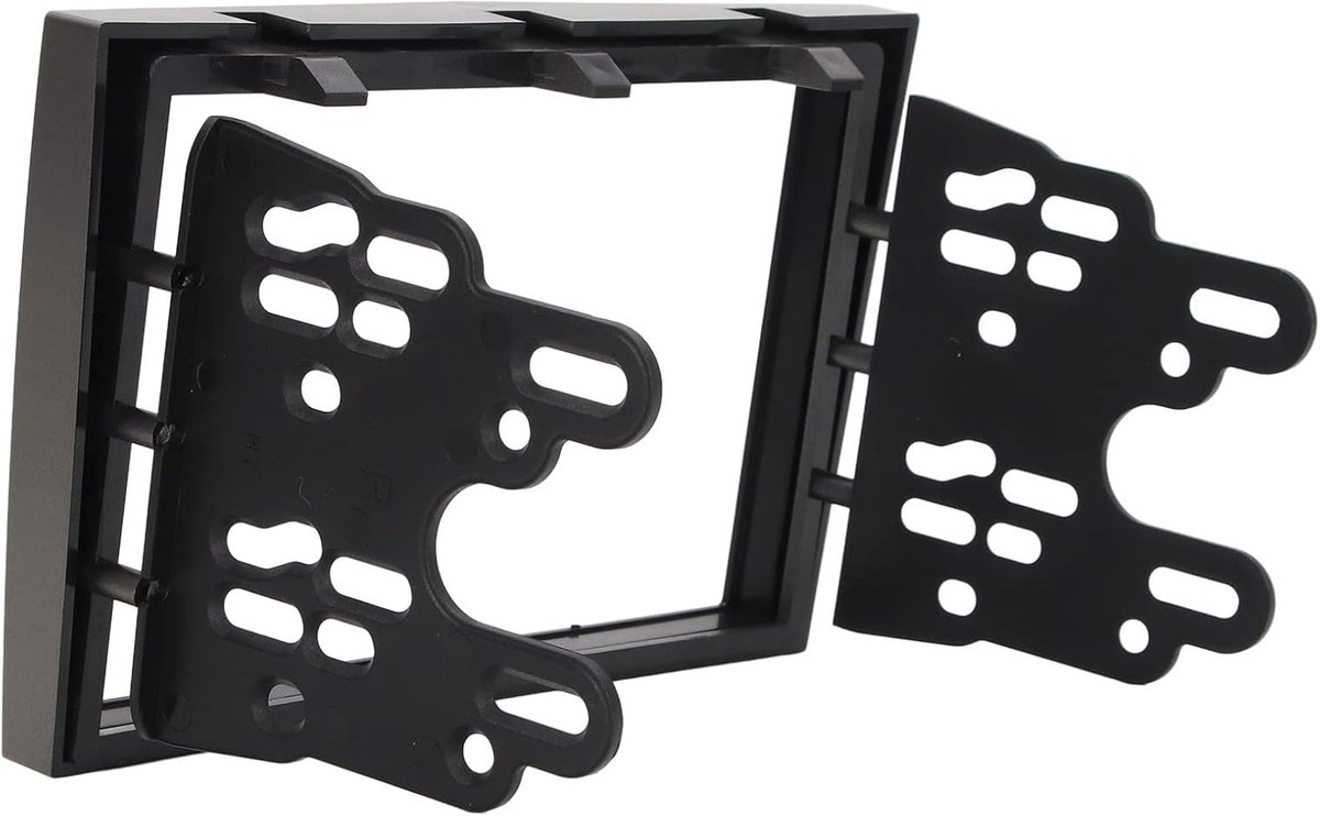 Radio Frame - Montage Frame - Auto Interieur - Eenvoudige Installatie - 30x22x7 cm - Zwart