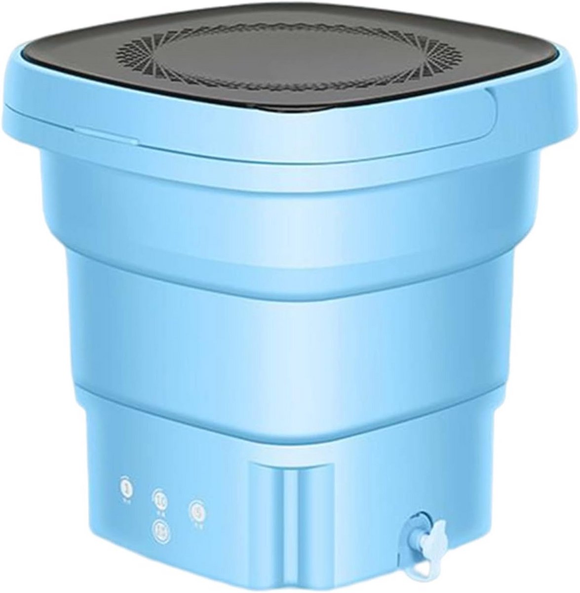 Draagbare Opvouwbare Mini Wasmachine met Ultrasone Reiniging - Compact en Energiezuinig