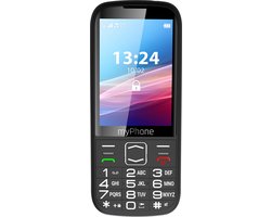 myPhone Halo 4 - senioren mobiel - SOS knop - zaklamp - grote knoppen