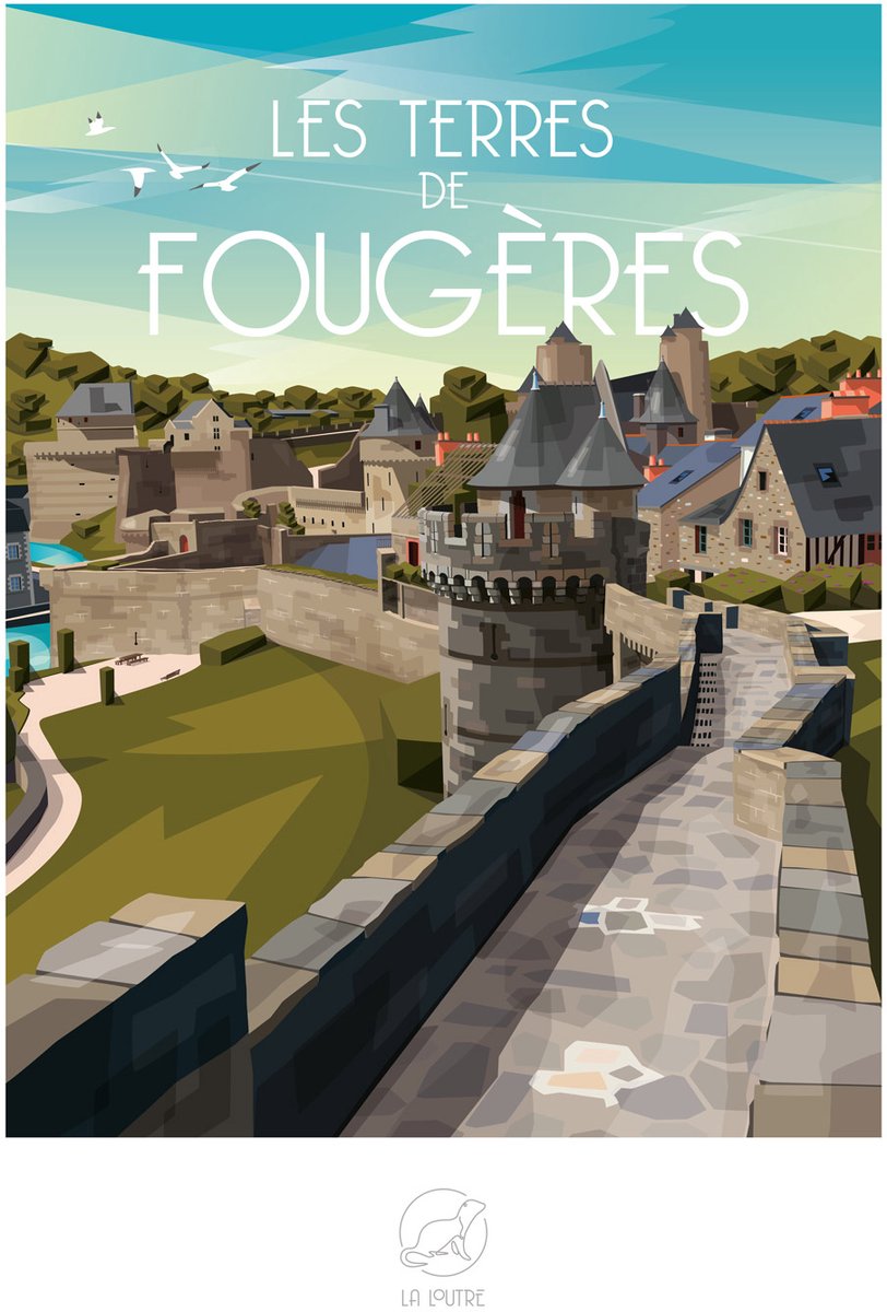 La Loutre puzzel Fougères 1000 stukjes - legpuzzel volwassenen.