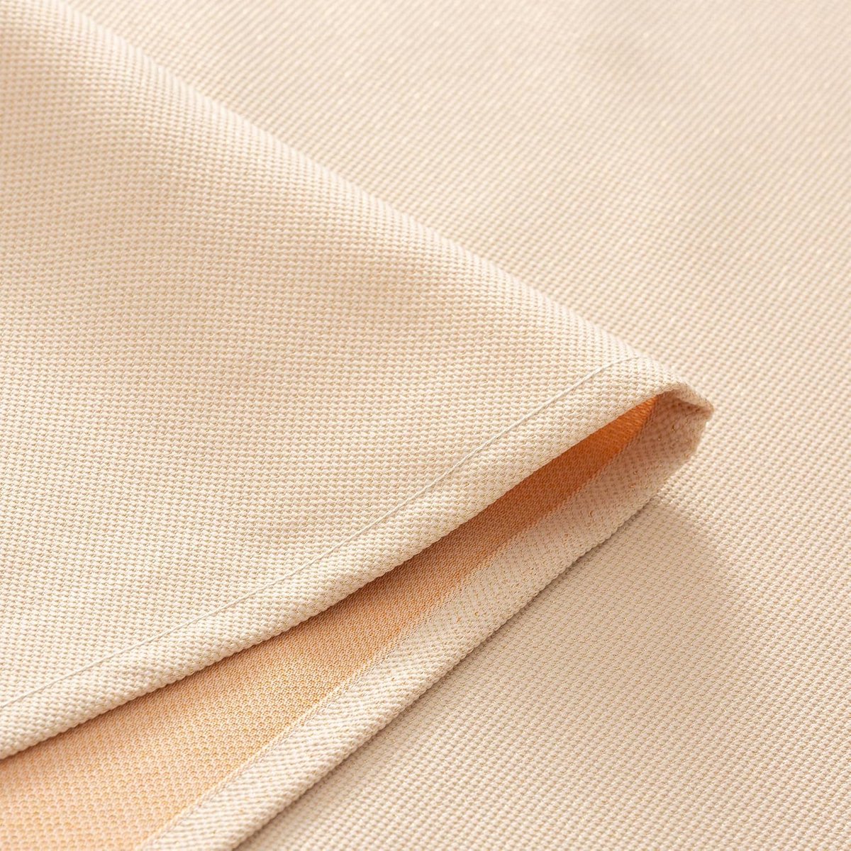 Luxe Kersttafelkleed Rechthoekig Oranje/Goud Jacquard 140x300 cm
