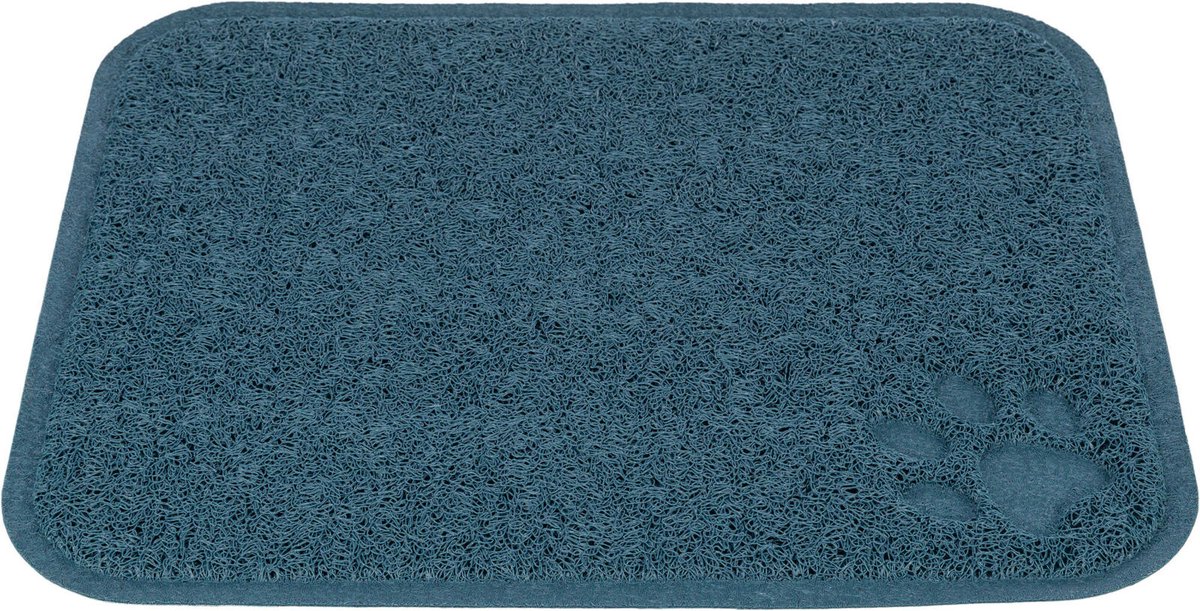 Schoonloopmat Trixie – PVC Blauw – Vangt Kattenbakvulling Op, Slipvast, 45×37 cm Schoonloopmat Trixie – PVC Blauw – Vangt Kattenbakvulling Op, Slipvast, 45×37 cm