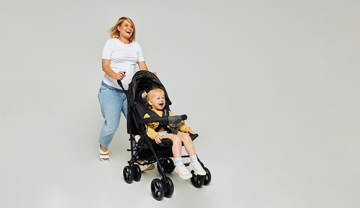 Lionelo Irma - Buggy - Wandelwagen- Lichte 7kg - tot 15 kg - Geveerde wielen - 360° - tot 5 jaar - Opbergmand - Verstelbare handgreep - Snel inklapsysteem - Compact formaat – foto 5