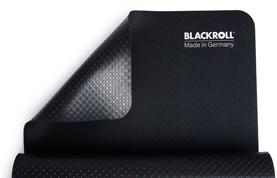 Blackroll Mat Anti-slip Fitnessmat Zwart 185 cm
