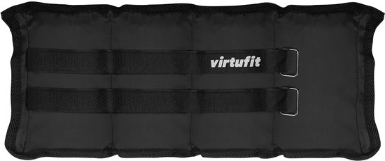 VirtuFit Verstelbare Enkel- en Polsgewichten 2 x 2 kg - Blauw - 2 x 2 kg - Nylon - Set - Stevig & Duurzaam - Makkelijk Afneembaar - Stevige Klittenband Sluitingen - Enkelgewichten - Enkelband Fitness - Polsgewichten 2 kg