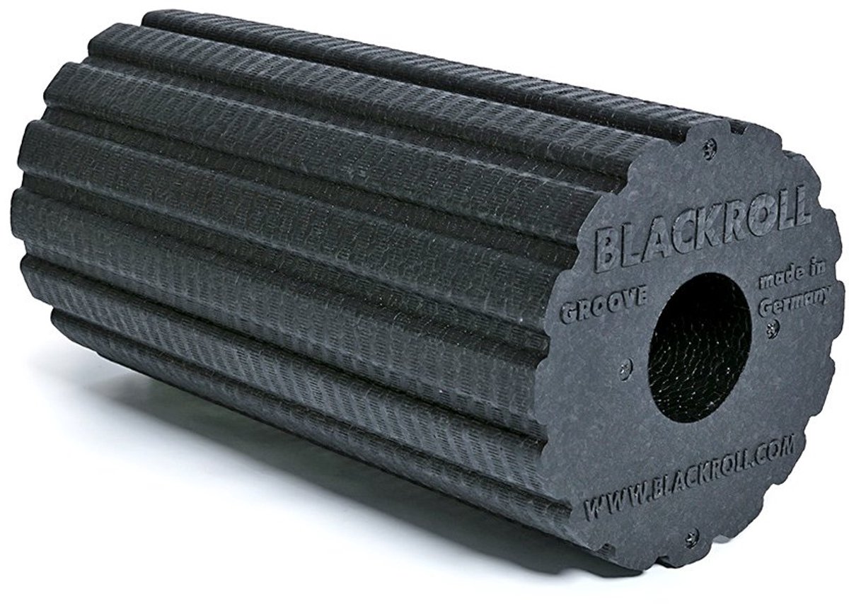 Blackroll Groove Standard Foam Roller - Hard / Zwart