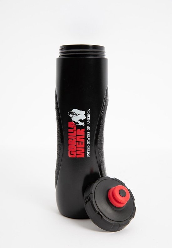Gorilla Wear Grip Sport Bidon - 750 ml - Zwart van Gorilla Wear — afbeelding 5