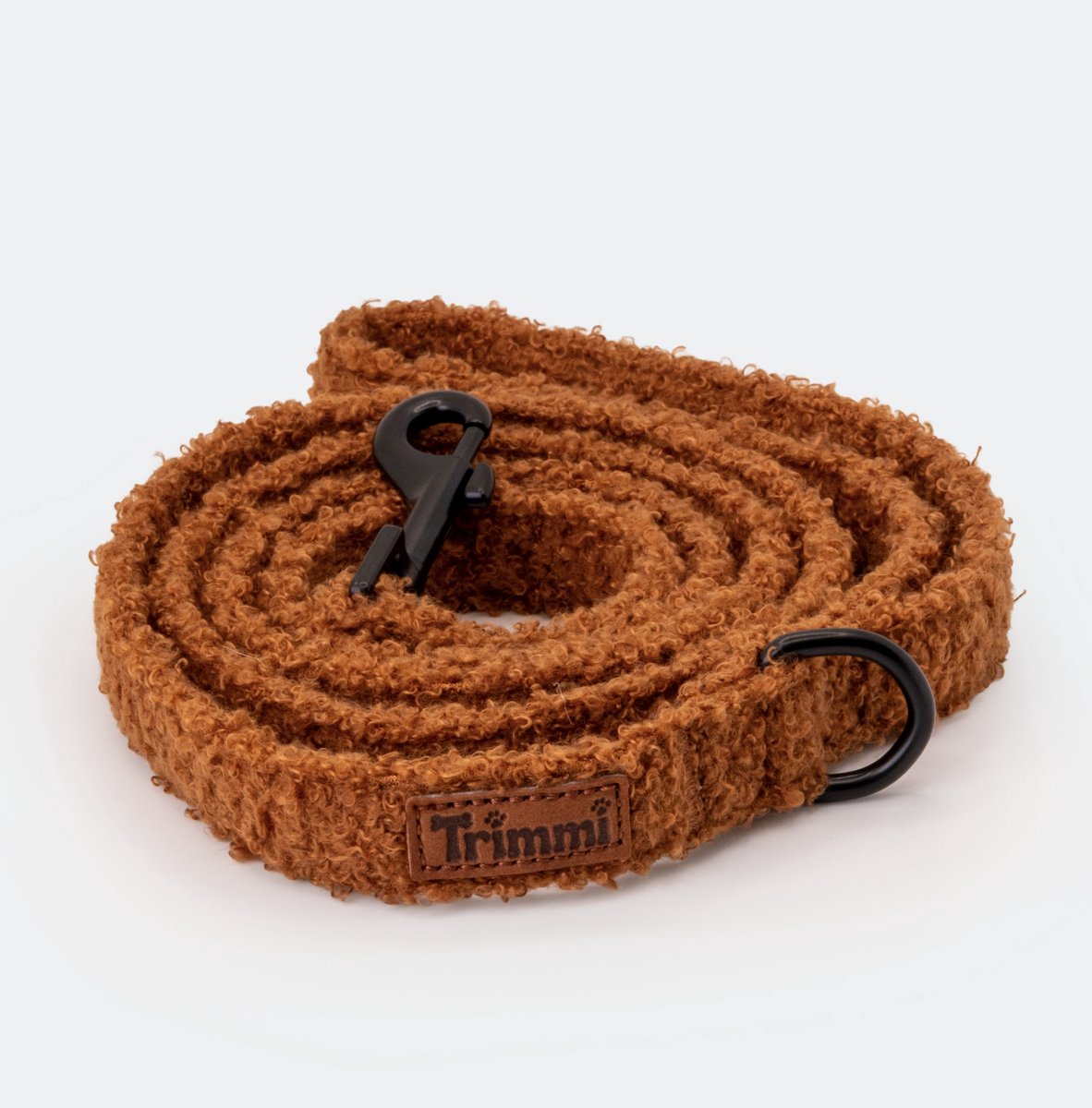 Teddy riem bruin - 152 cm x 2,5cm - honden riem - hondenriemen - halsband - hond - halsbanden, riemen & tuigen - Trimmi