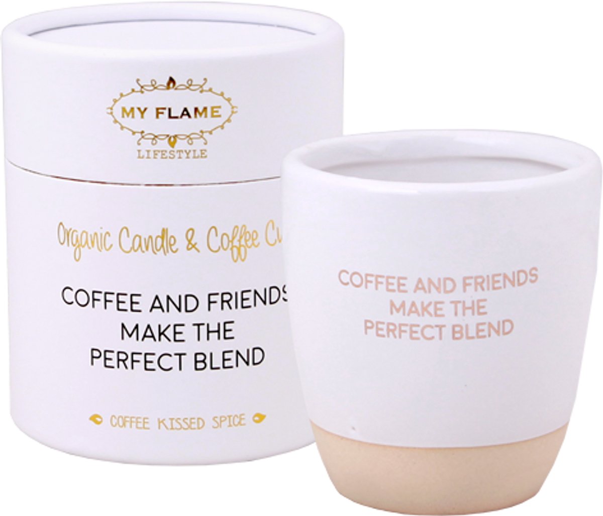 My Flame - Sojakaars in Koffiekop - Coffee & Friends, Make The Perfect Blend - Cadeau
