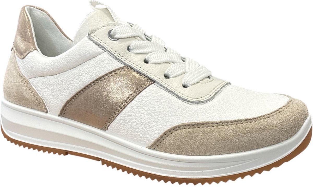 Ara Sneaker Wit/Beige - Maat 5