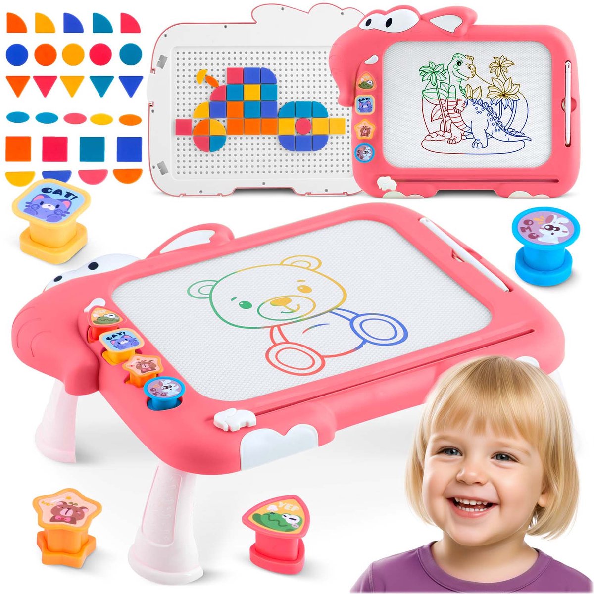 Magnetisch tekenbord puzzel kindertafel tangram Ricokids RK-823