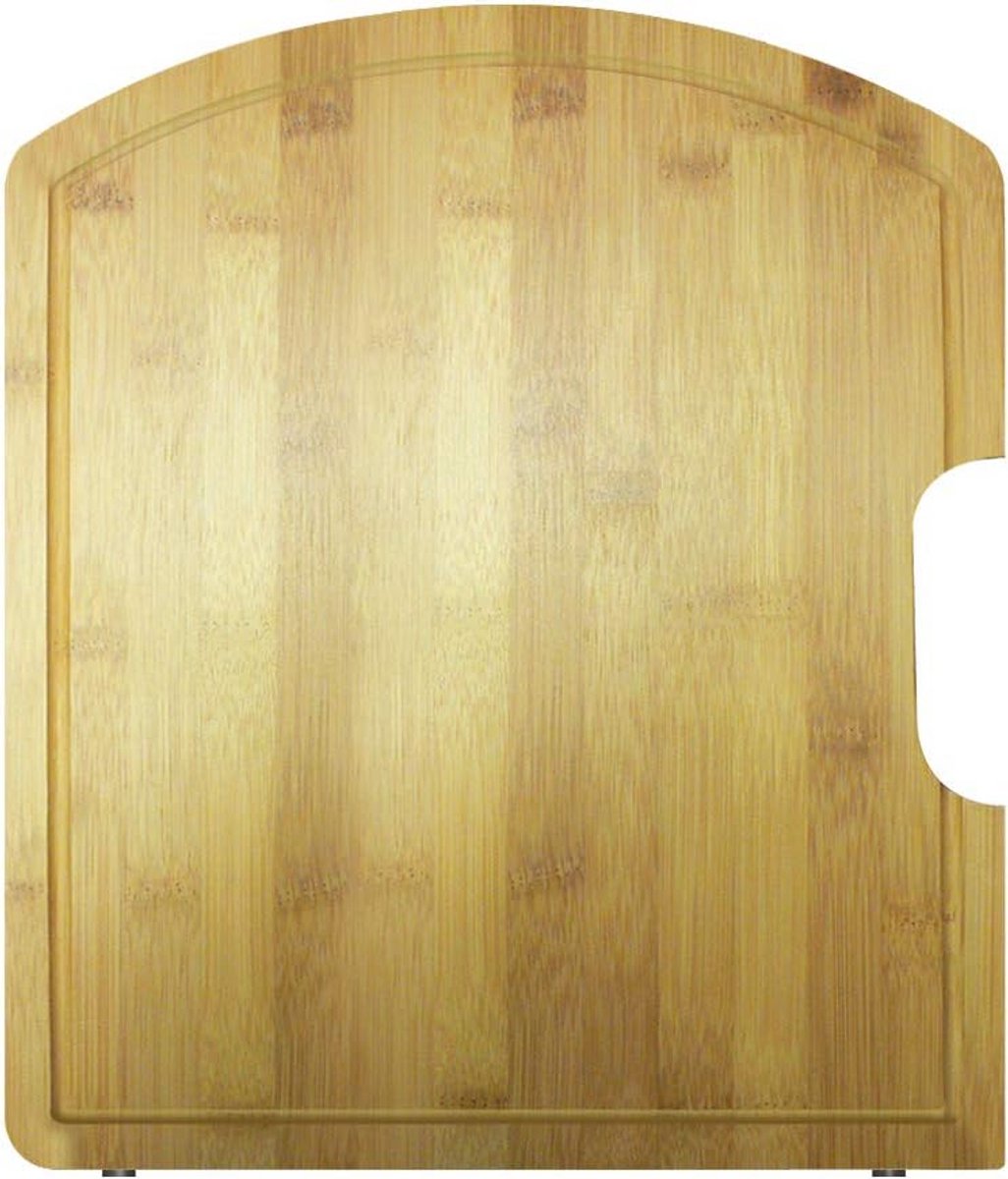 Grote Bamboe Snijplank met Antislip Voetjes - 41 x 48 cm