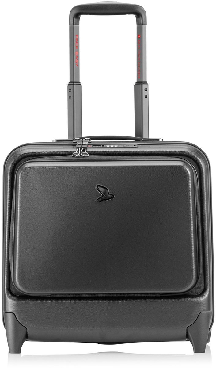 Pack Easy Genius 2 wielen Loodswagen 42 cm Laptop compartiment - Harde bagage - TSA slot - schwarz