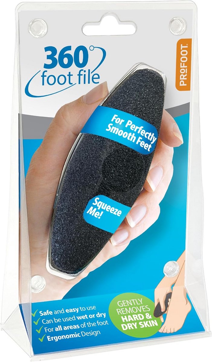 Ergonomische Voetvijl met Zachte Gel voor Eeltverwijdering
