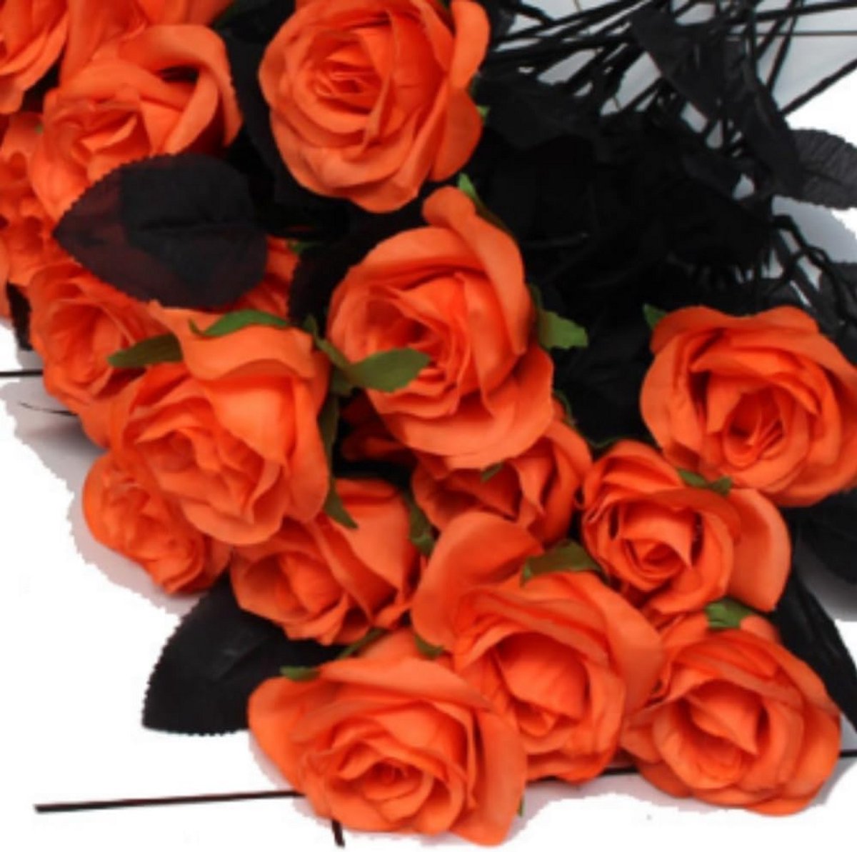 Set van 10 Realistische Zijden Kunstbloemen Rozen – Lange Stelen voor Bruiloft & Huisdecor