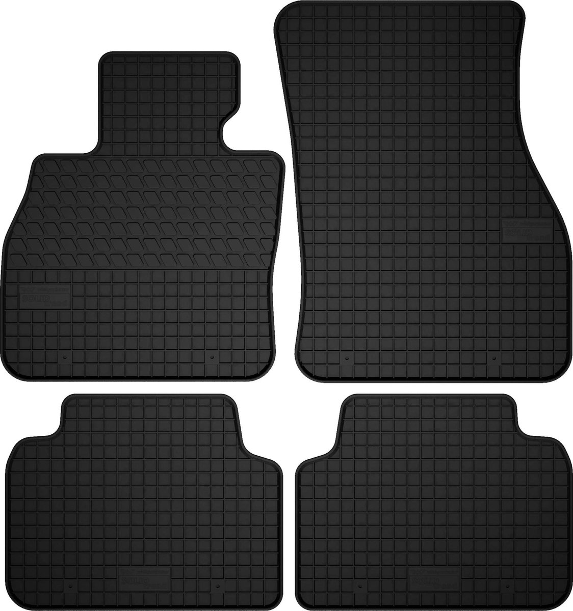 Wielganizator SolidTread - Rubber Auto Matten - Zwart - Voor Mini Clubman F54 - 2015-2024