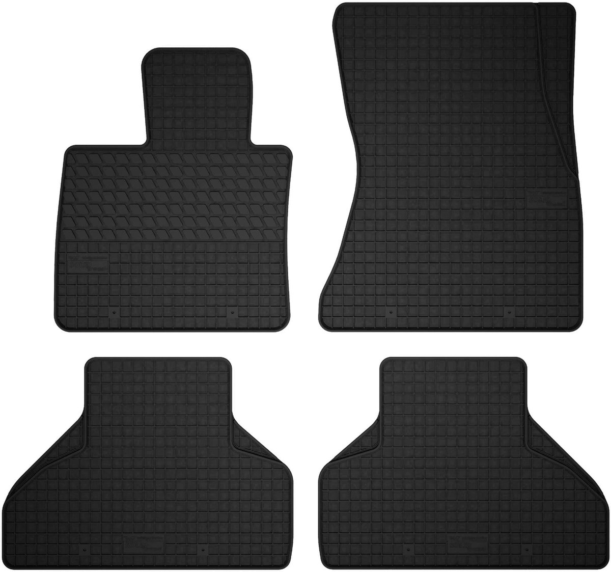 Wielganizator SolidTread Serie - Rubber Automatten - BMW X5 F15 SUV - 2013-2018 - Zwart - (T) Bevestigingen