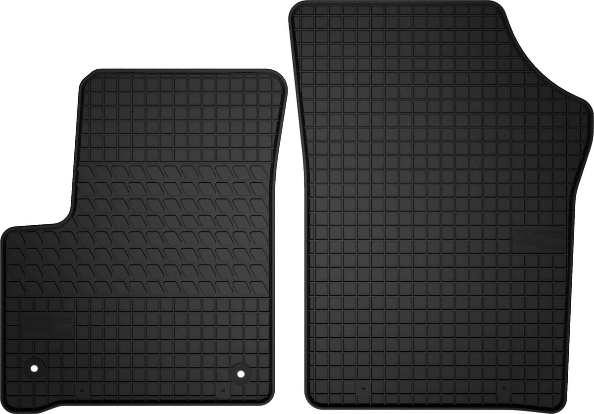 Wielganizator SolidTread Serie - Voorste Rubbermatten - Volkswagen e-Up! - Hatchback (2020--) - Zwart - Volledige Pasvorm