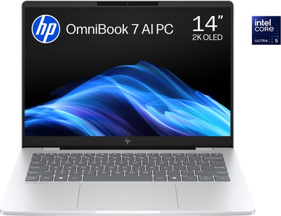 HP OmniBook 7 AI 14-fr0752nb - Laptop - 14 inch - OLED - 1.41 KG - Intel Core Ultra 5 - 16 GB RAM - 1000 GB SSD - Windows 11 Home