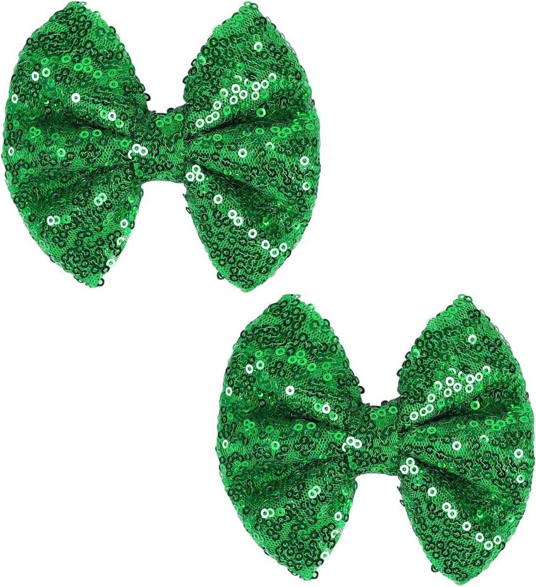 Grote Glitter Vlinder Strik Haarclip - Pailletten Accessoire voor Meisjes en Dames