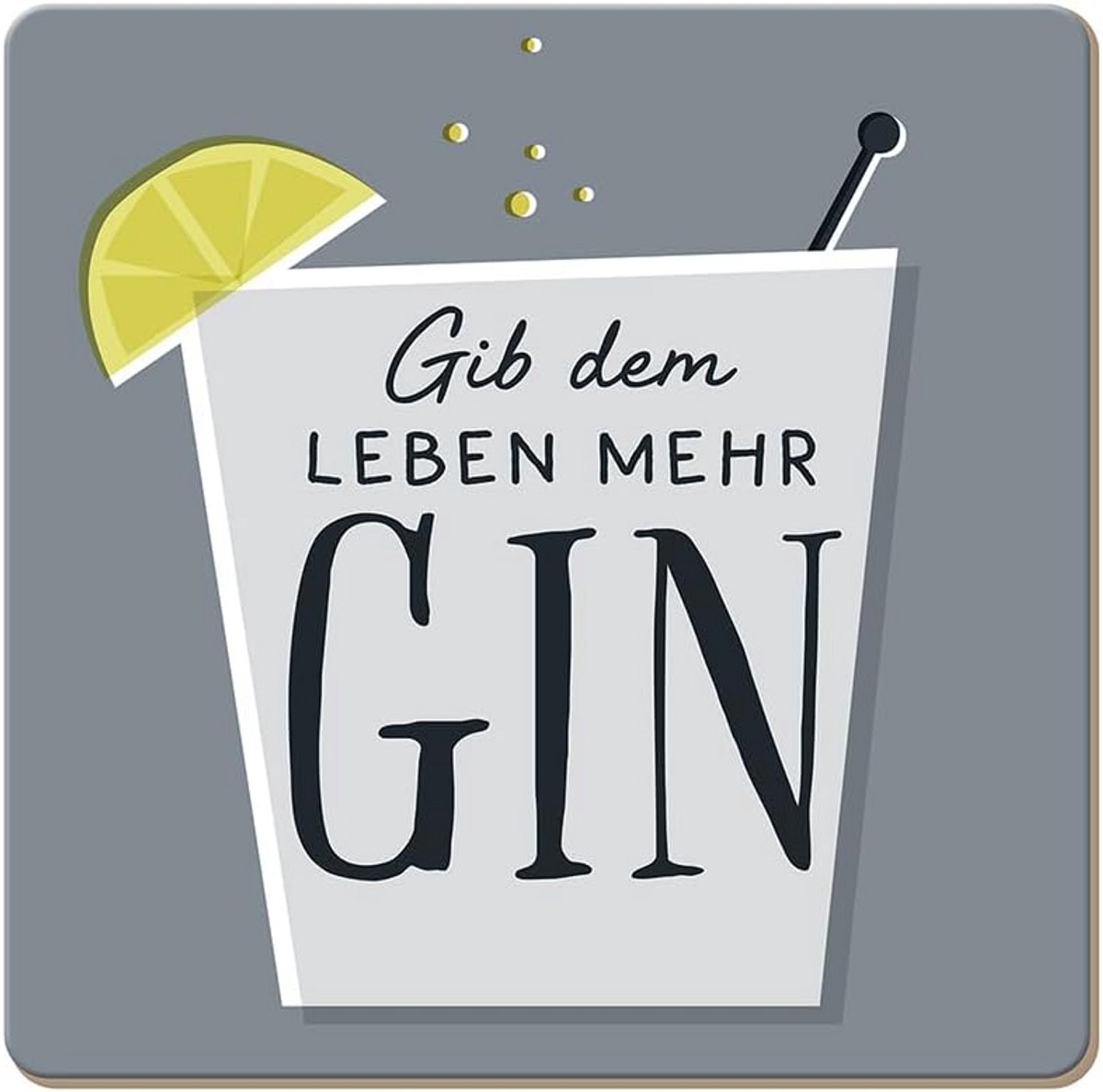Grappige Kurken Onderzetters met Tekst - Cadeau voor Gin Liefhebbers en Feestjes