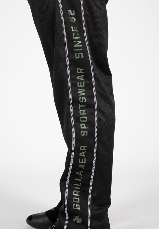 Gorilla Wear Functional Mesh Trainingsbroek - Zwart / Groen - L/XL van Gorilla Wear — afbeelding 2