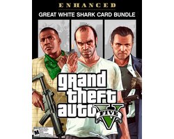 Grand Theft Auto V Enhanced & Great White Shark Card bundel - Windows Download