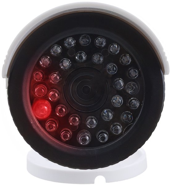 Set van twee dummy camera - IR-LED's, wit, voeding 2xAA (niet meegeleverd), ABS, IR1800 WT — afbeelding 3