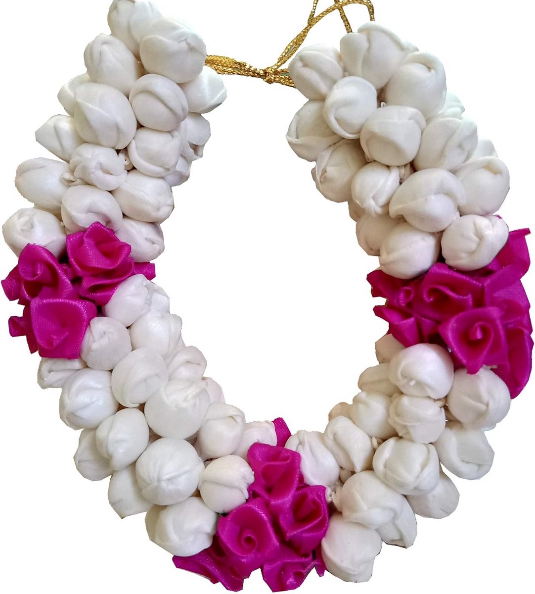 Handgemaakte Nep Jasmijn en Mogra Bloem Haaraccessoire voor Feestelijke Gelegenheden