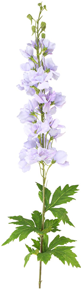 Viana Kunstbloemen Delphinium Lichtpaars op Steel 90cm 2st