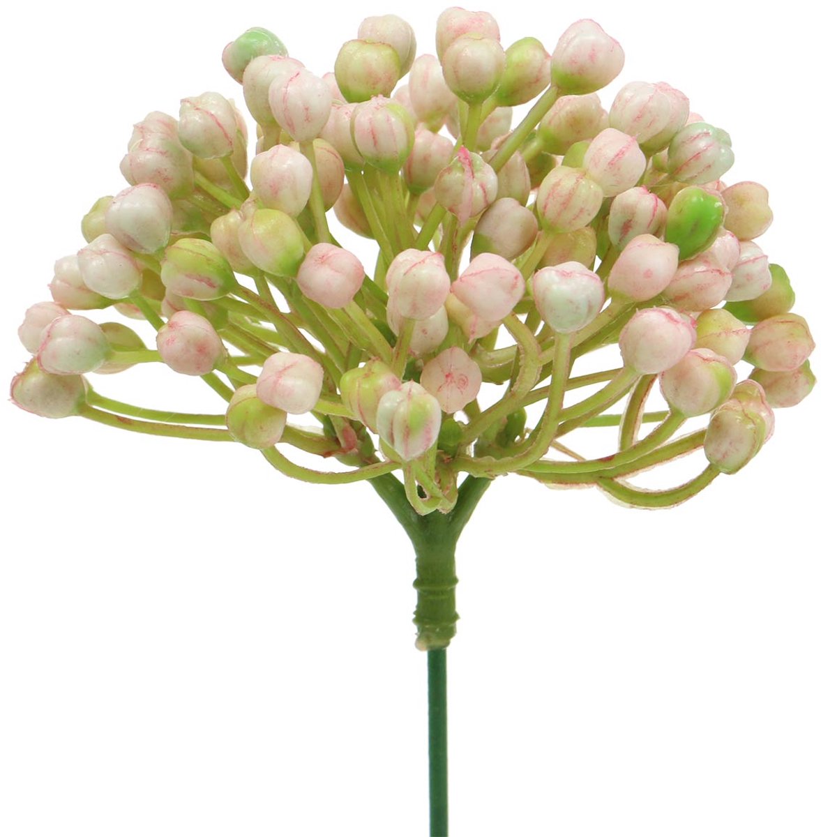 Viana Hortensia knop steker 21cm roze 12 st., 12 Stück