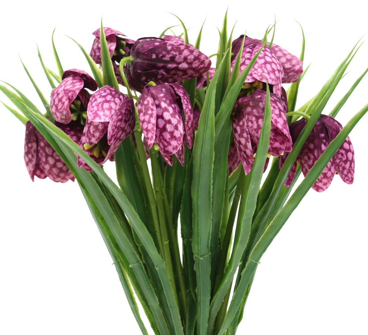 Viana Dambordbloemen Fritillaria kunstpaars 29cm 6 st