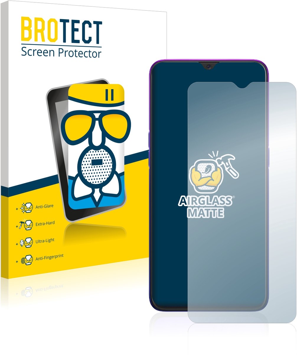BROTECT - Screenprotector voor Oppo Reno Z - Folie Beschermfolie Beschermglas matte