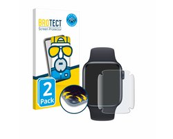 BROTECT - Screenprotector voor Apple Watch SE 2022 (40 mm) - Folie Beschermfolie matte volledig dekking 2 Stuks