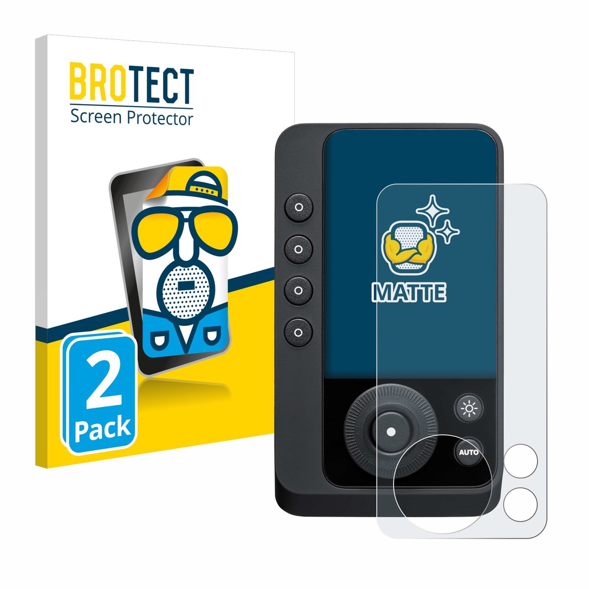 BROTECT - Screenprotector voor Profoto Connect Pro - Folie Beschermfolie matte 2 Stuks