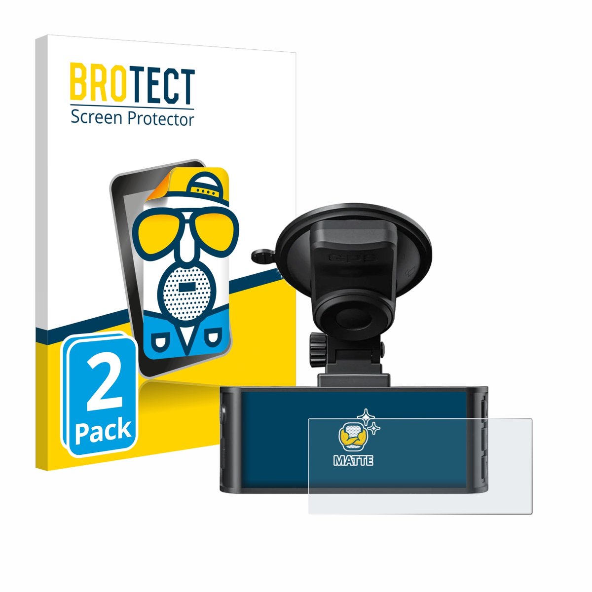 BROTECT - Screenprotector voor Redtiger F7NS 4K - Folie Beschermfolie matte 2 Stuks