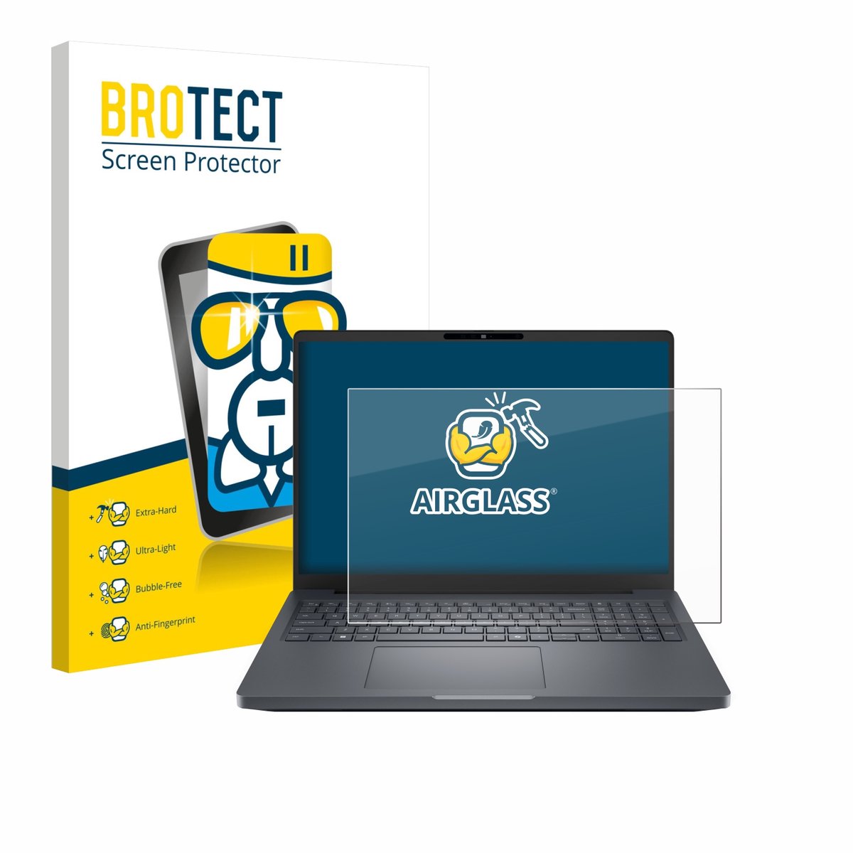 Screenprotector voor Dell Pro Max 16 Plus Beschermglas transparant