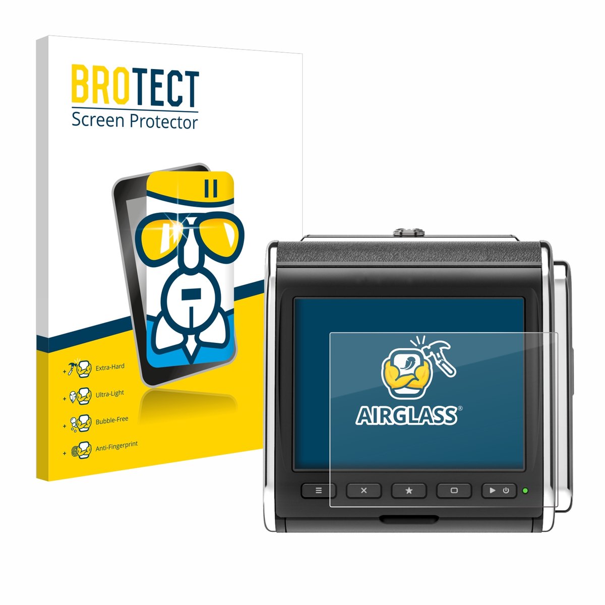 Screenprotector voor Hasselblad CFV II-2 50C 907X Beschermglas transparant