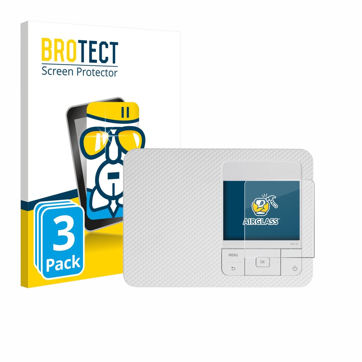 Screenprotector 3 Stuks voor Canon Selphy CP1500 Mini Beschermglas transparant