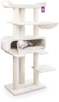 Petrebels Arbre à Chat XL Arbre à Chat Route 180 - Crème - Pour grands chats - 76 x 60 x 180 cm