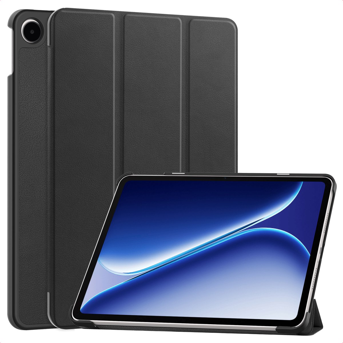 imoshion Tablet Hoes - Geschikt voor Oneplus Pad Go 2 - Trifold Bookcase - Zwart