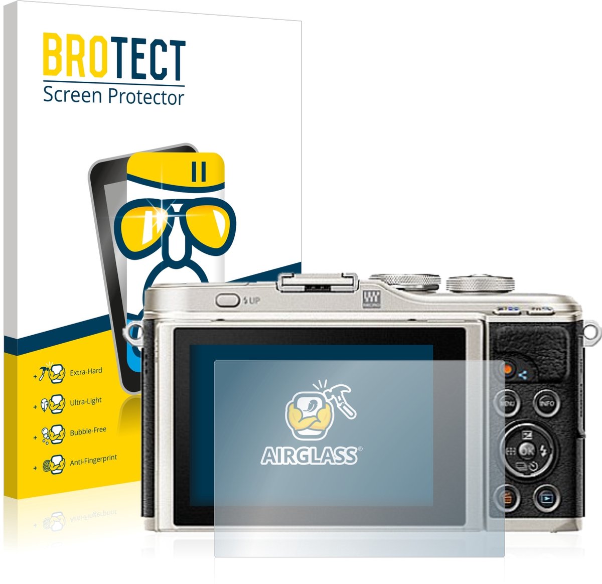 Screenprotector voor Olympus PEN E-PL9 Beschermglas transparant
