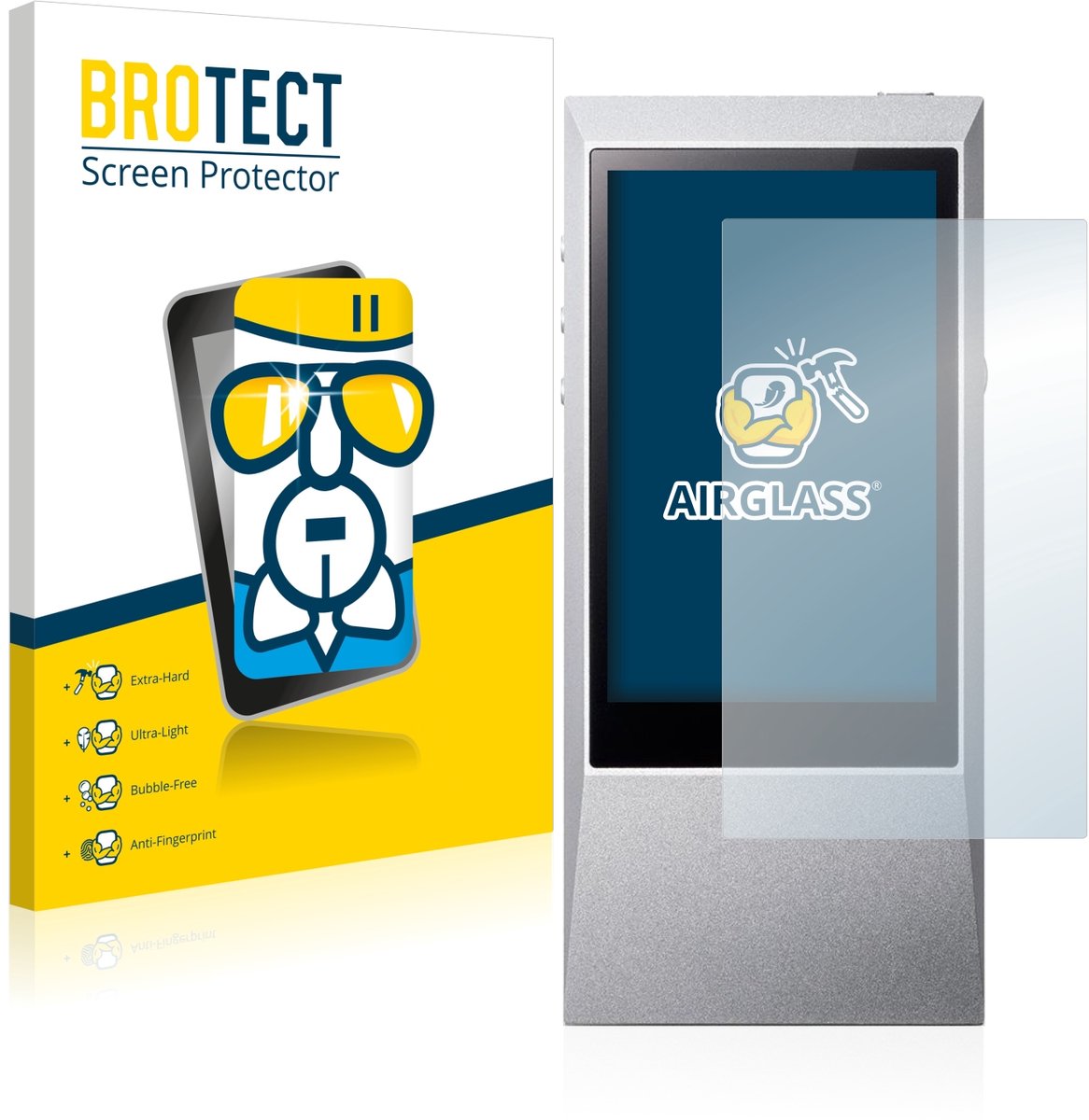 Screenprotector voor Astell&Kern AK Jr Beschermglas transparant
