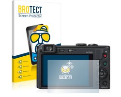 BROTECT - Screenprotector voor Panasonic Lumix DMC-LF1 - Folie Beschermfolie matte 2 Stuks