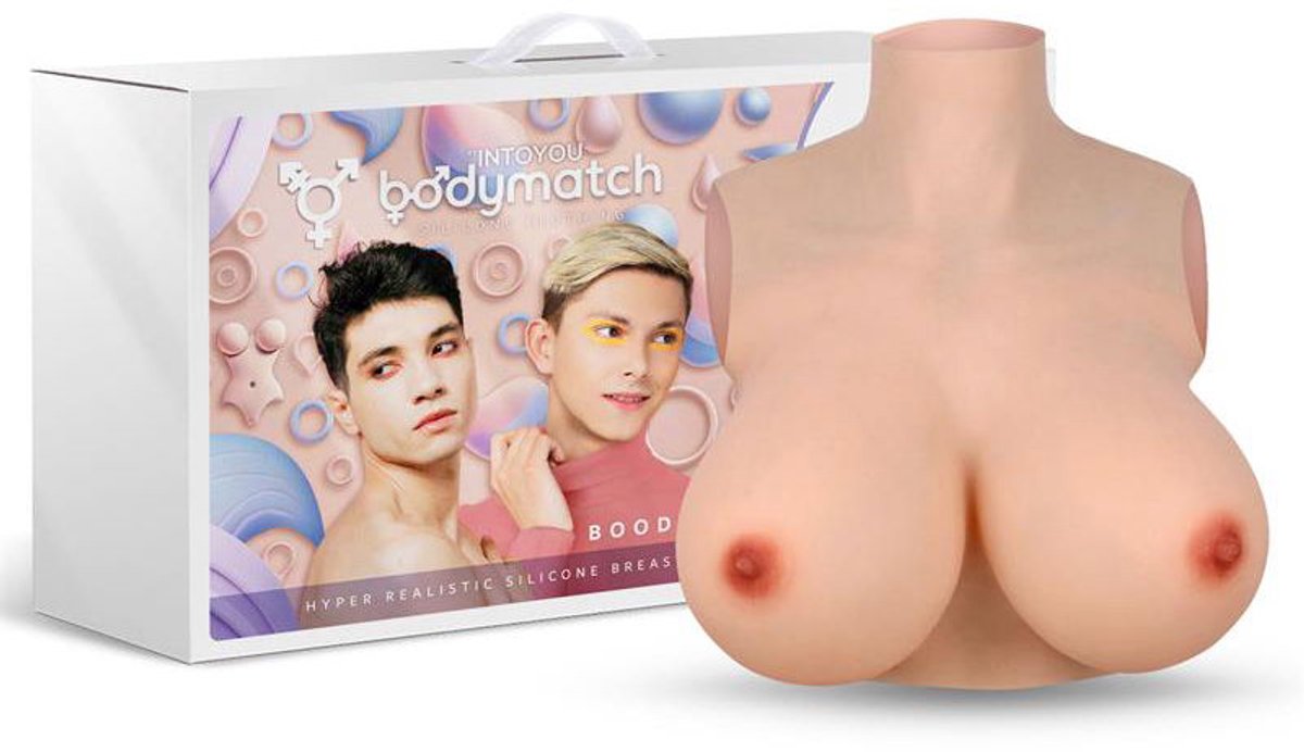 Bodymatch - Boodie - Realistische Siliconen Borstprothese - Cup G