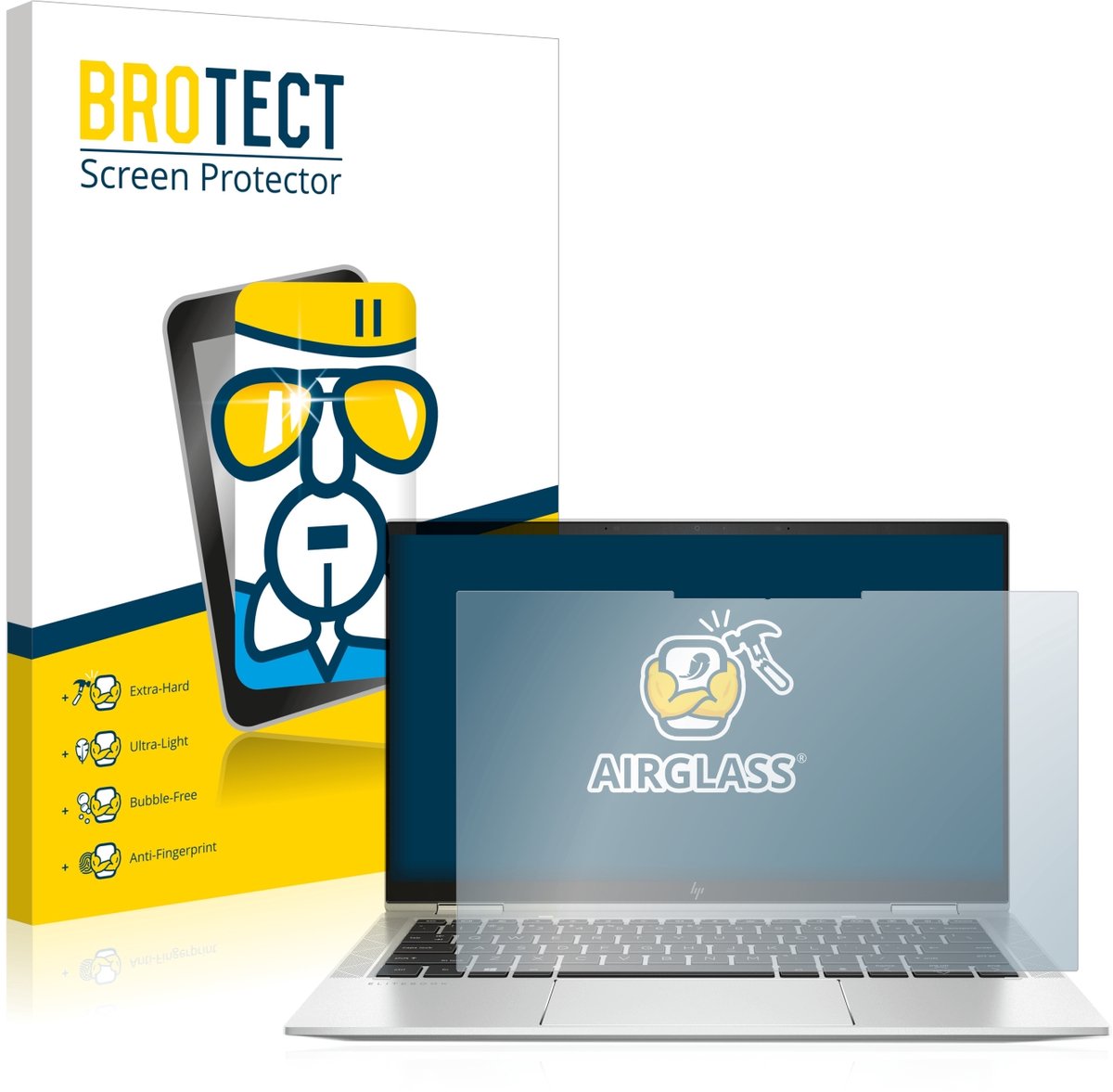 Screenprotector voor HP EliteBook x360 1030 G8 Beschermglas transparant