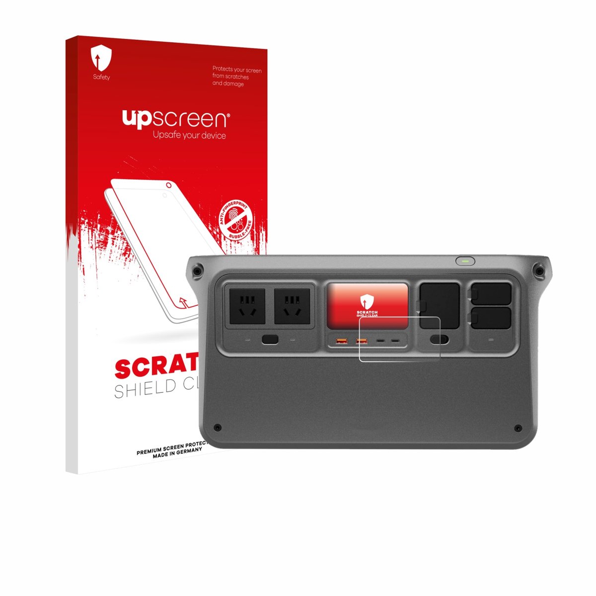 upscreen - Screenprotector voor DJI Power 1000 V2 - Folie Beschermfolie transparant
