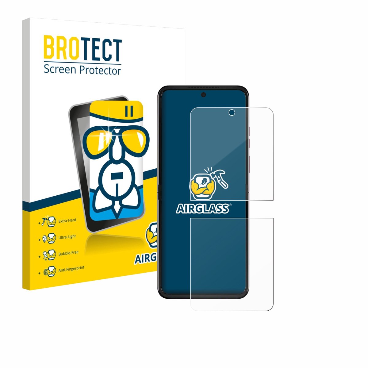 Screenprotector voor Motorola Razr 2025 Beschermglas transparant