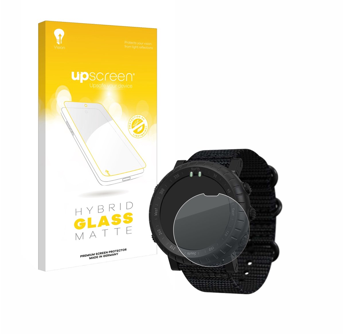 upscreen - Screenprotector voor Suunto Core Alpha - Folie Beschermfolie Beschermglas matte