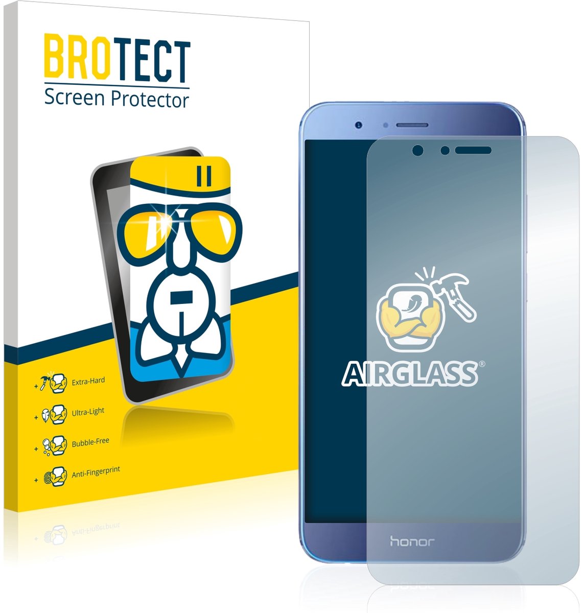 Screenprotector voor Honor 8 Pro Beschermglas transparant